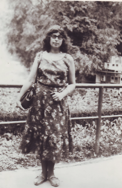 Sânziana Batiște în Cișmigiu, 13 iulie 1979